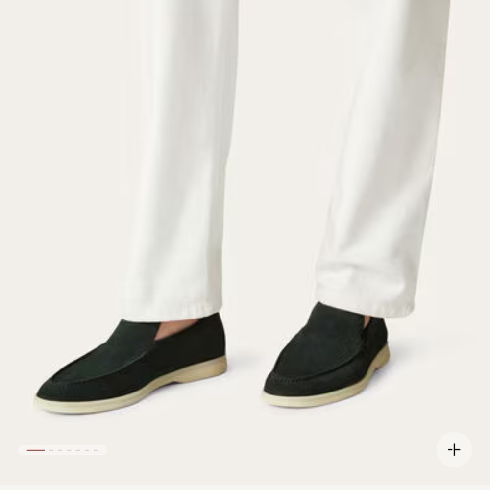 Loro Piana Dark Green (50SL) Summer Walk Loafer